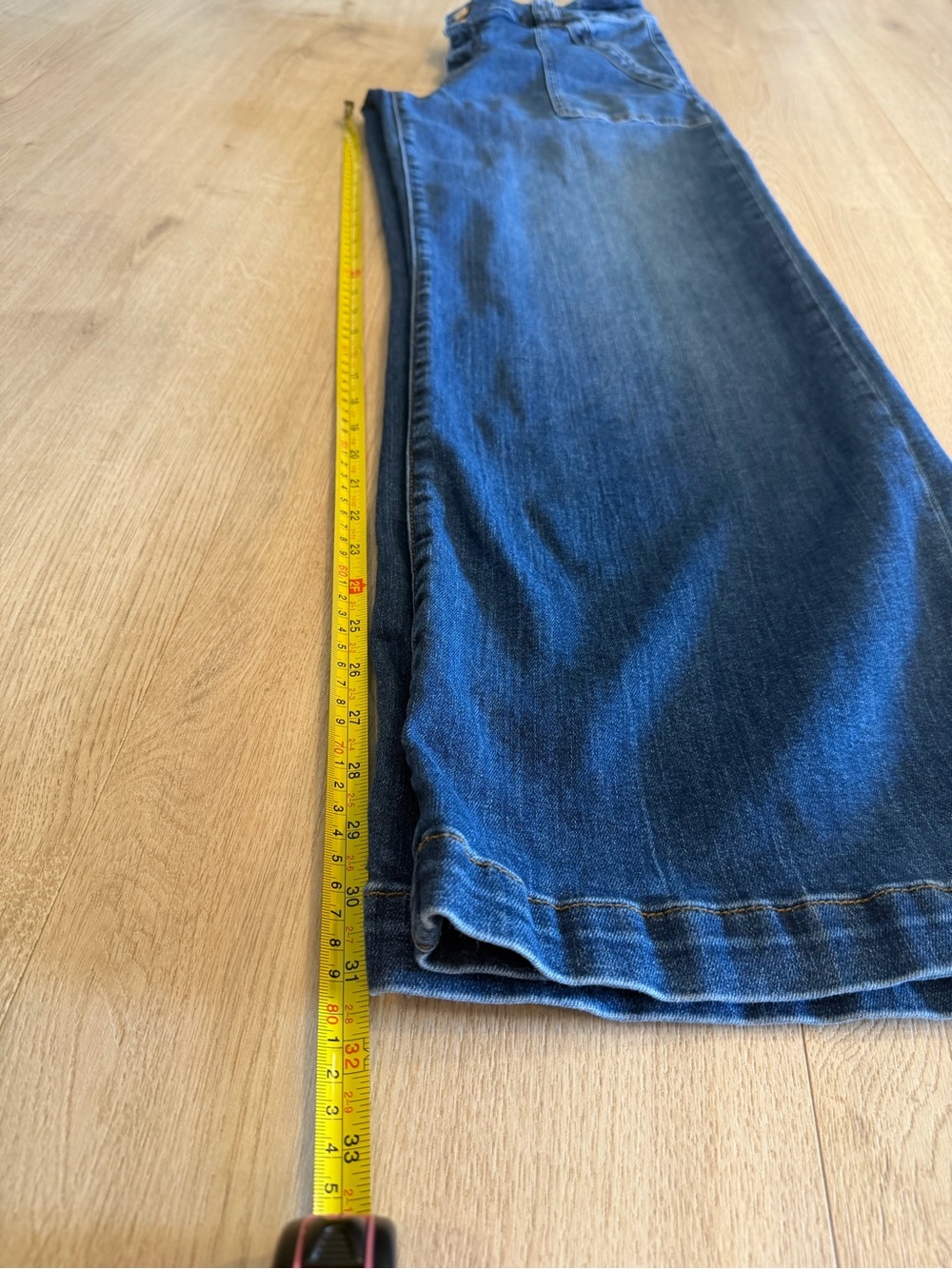 KUT from the Kloth Women’s Jodi High Rise Wide Leg Blue Denim Jeans Size 12 - Picture 12 of 13